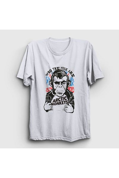 Presmono Λευκό μπλουζάκι Arctic Monkeys Unisex - Wtf 15131tt