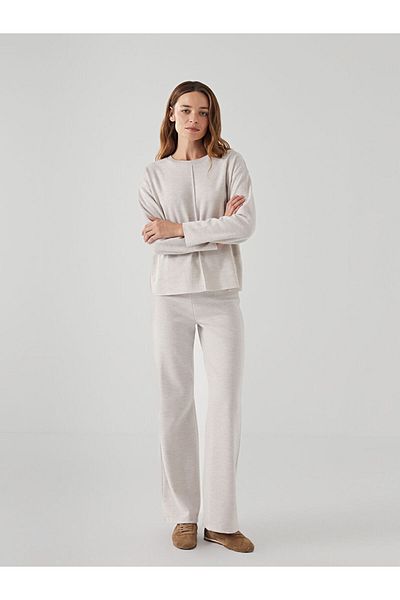 LC Waikiki Lcw Elastic Waist Women's Knitwear Trousers