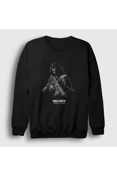 Presmono Unisex Μαύρο φορητό φούτερ Call Of Duty 27074tt
