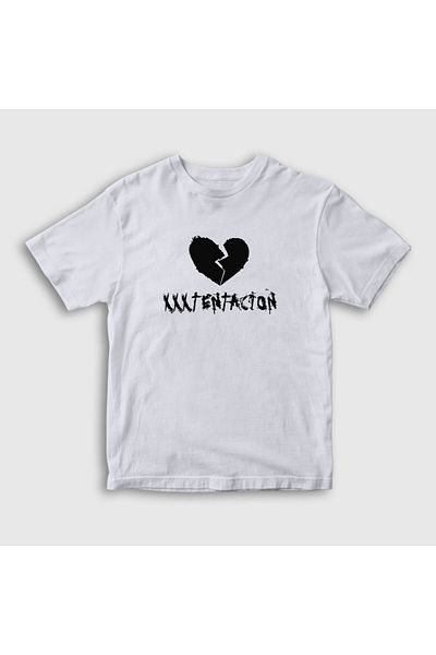 Presmono Μπλουζάκι Unisex Παιδικό Λευκό Σπασμένο Καρδιά Xxxtentacion 47394tt