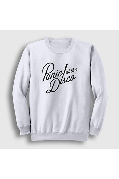 Presmono Unisex White Rare To Die Πανικός! Φούτερ At The Disco 73543tt