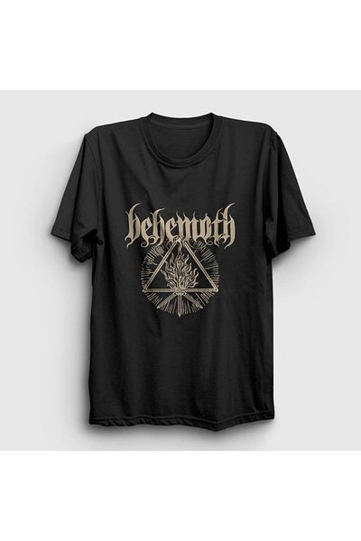 Presmono Μπλουζάκι Unisex Black Fire Behemoth 16720tt