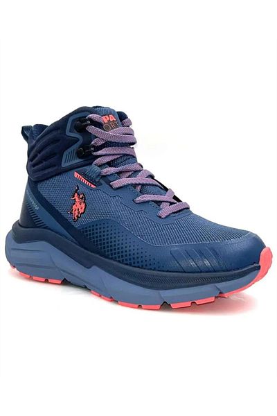 U.S. Polo Assn. Βάση. Polo Assn. Gerrard Hi Wmn 4Pr Γυναικείες Μπλε-Κ.Ροζ Αδιάβροχες Μπότες