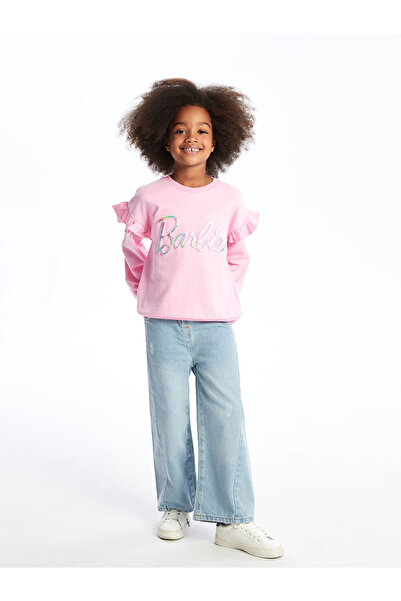 LC Waikiki Indigo Elastic Waist Basic Baby Girl Jean Pants