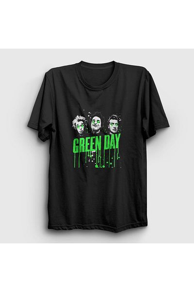 Presmono Μπλουζάκι Unisex Μαύρο Uno Green Day 55902tt