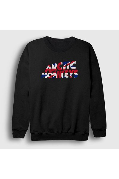 Presmono Унисекс черен суитшърт British Arctic Monkeys 12660tt