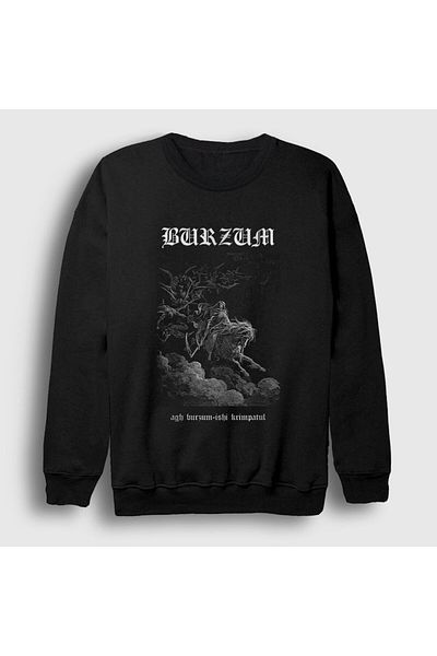 Presmono Унисекс суитшърт Black Horse Burzum 23804tt