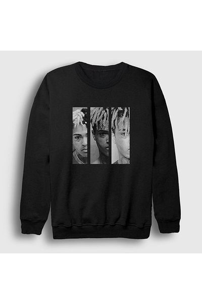 Presmono Унисекс черен суичър Three Xxxtentacion 49395tt