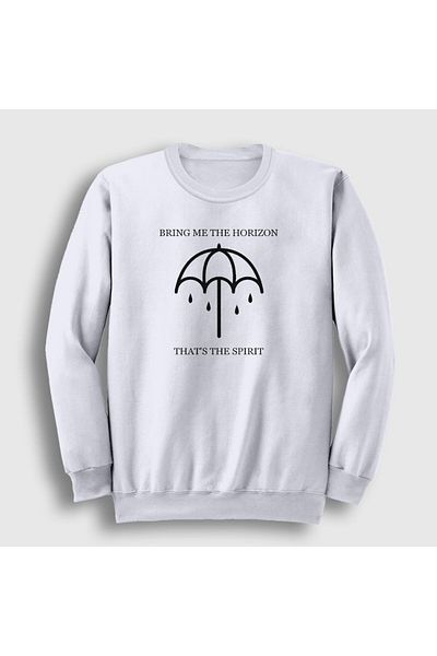 Presmono Φούτερ Unisex White Spirit Bring Me The Horizon 21437tt