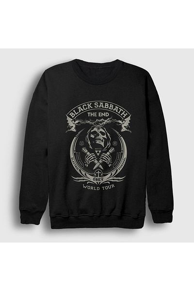Presmono Унисекс суитшърт Black Tour Black Sabbath 18566tt