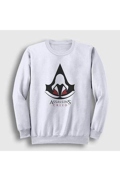 Presmono Φούτερ Unisex Λευκή Ρόμπα Assassin's Creed 24350tt