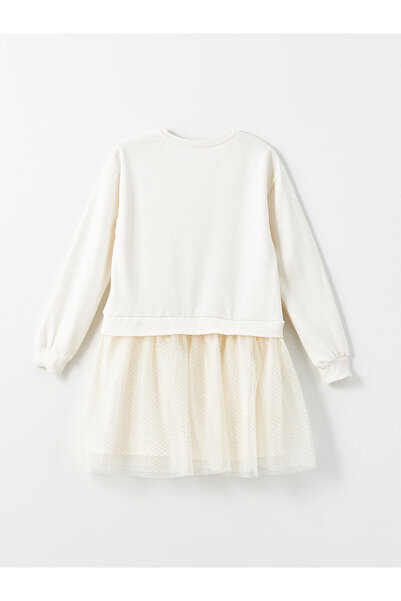 LC Waikiki Κοριτσίστικο φόρεμα με λαιμόκοψη LCWK