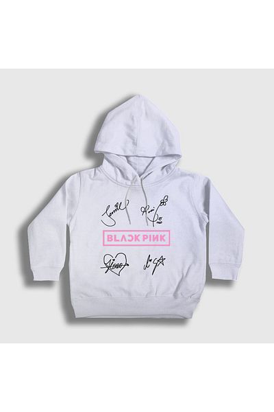 Presmono Hanorac cu glugă unisex White Signs Blackpink 19639tt