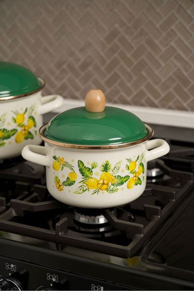 Miss Betty 16 cm Citrus Enamel Pot