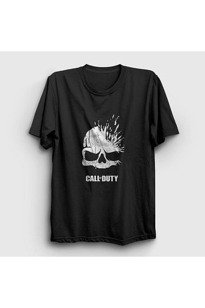 Presmono Μπλουζάκι Unisex Black Skull Call Of Duty 27104tt