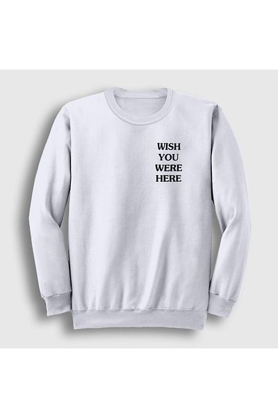 Presmono Unisex White Wish Astroworld Travis Scott Φούτερ 43606tt