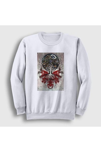 Presmono Unisex Λευκό The Link Gojira Φούτερ 53503tt