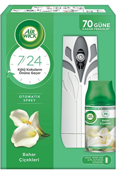 Air Wick Freshmatic Otomatik Sprey & Bahar Çiçekleri Yedek Sprey Oda Kokusu Kiti