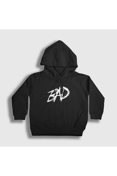Presmono Унисекс детски черен суитшърт с качулка Bad Xxxtentacion 47079tt