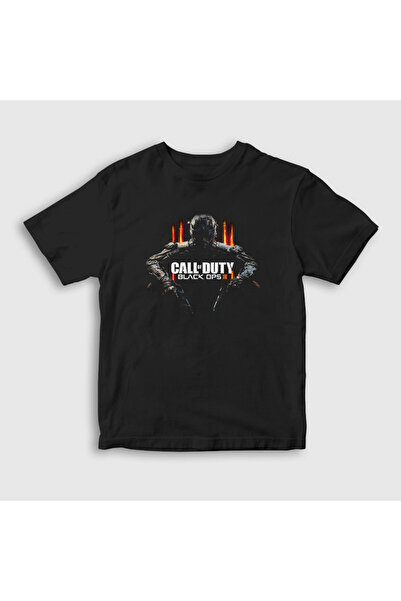 Presmono Unisex dečje crne boce Call Of Duty T-shirt 26753tt