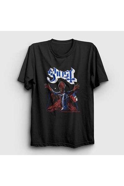 Presmono Μπλουζάκι Unisex Μαύρο Chile Ghost 51685tt