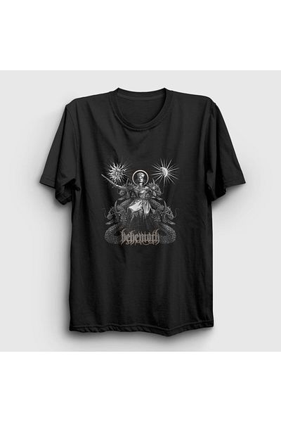 Presmono Μπλουζάκι Unisex Μαύρο Queen Behemoth 16773tt
