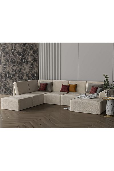 Oak House Velvet chair size 84x80x90 cm - gray