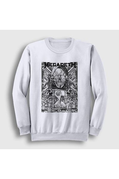 Presmono Φούτερ Unisex White Time Megadeth 66202tt