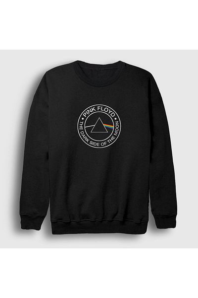 Presmono Φούτερ Unisex Black Moon Pink Floyd 76710tt