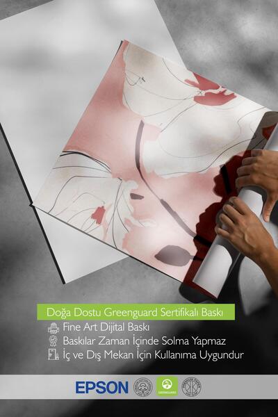 Postifull Bold Blossom Poster, Frameless Wall Poster, Vertical Wall Painting Comfort Series No: 108571