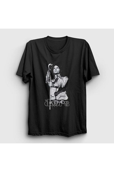 Presmono Μπλουζάκι Unisex Μαύρο Jim Morrison The Doors 115990 ττ