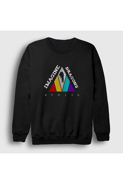 Presmono Φούτερ Unisex Black Evolve Imagine Dragons 81591tt