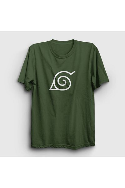 Presmono Μπλουζάκι Unisex Khaki Konoha Anime Naruto 133147 ττ