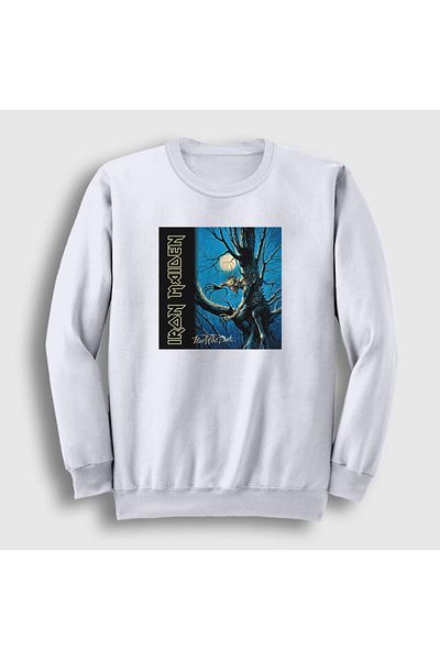 Presmono Φούτερ Unisex White Fear Of The Dark Iron Maiden 85992tt