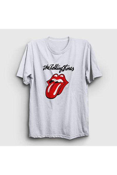 Presmono Μπλουζάκι Unisex White Logo V2 The Rolling Stones 117957 ττ