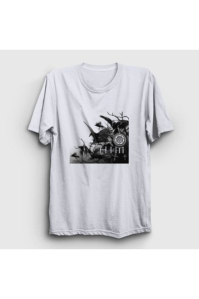 Presmono Μπλουζάκι Unisex White Doom Him 80423tt