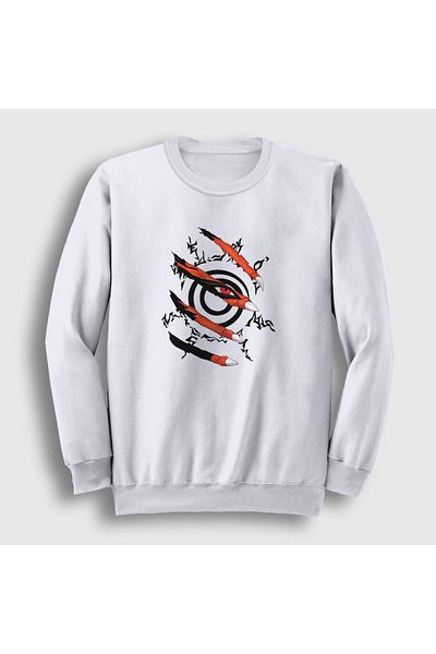 Presmono Φούτερ Unisex White Kyuubi Anime Naruto 133811 ττ