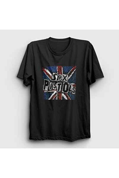 Presmono Unisex Siyah Uk Sex Pistols T-shirt 110690tt