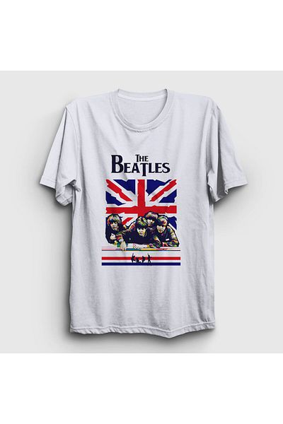 Presmono Μπλουζάκι Unisex White Uk The Beatles 115613 ττ
