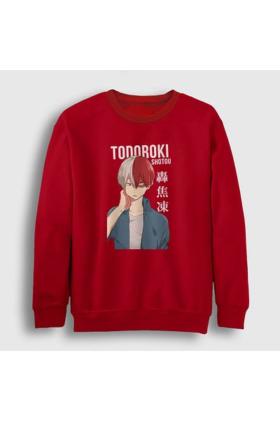 Presmono Унисекс червен суичър Boku No Hero Academia Shotou - 129090tt