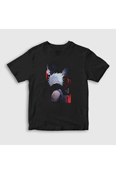 Presmono Naruto unisex dečji T-shirt V2 - crni Kakashi 133599tt