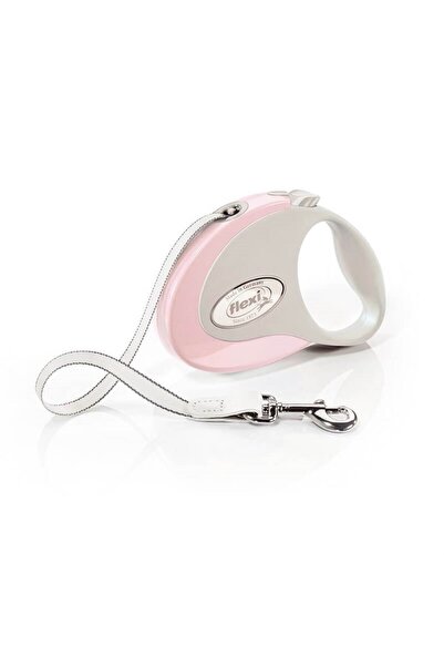 Flexi Style Small Şerit Otomatik Köpek Tasması Rose 3 Metre