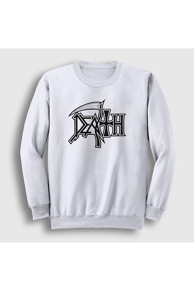Presmono Φούτερ Unisex White Logo Death 138098 ττ