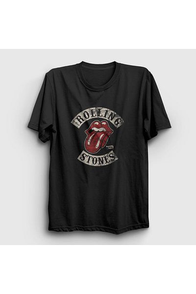 Presmono Μπλουζάκι Unisex Μαύρο 1978 The Rolling Stones 117461 ττ