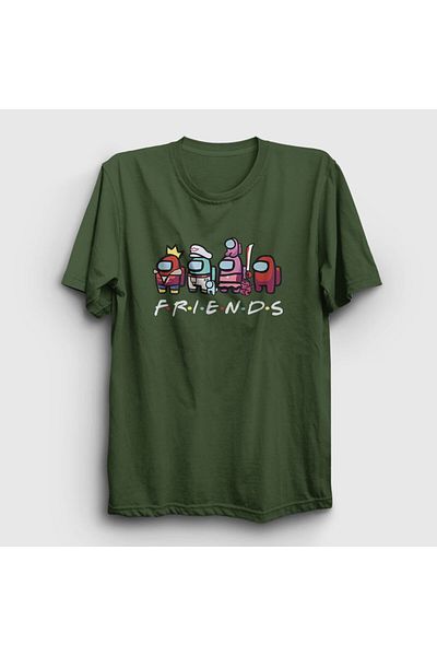 Presmono Μπλουζάκι Unisex Khaki Friends Among Us 77233tt
