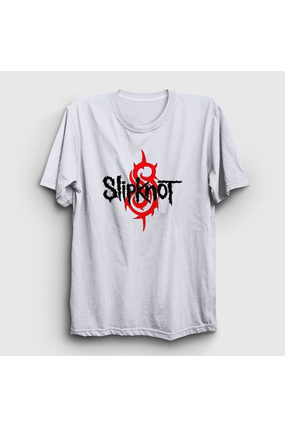 Presmono Μπλουζάκι Unisex White Logo Slipknot 112631 ττ