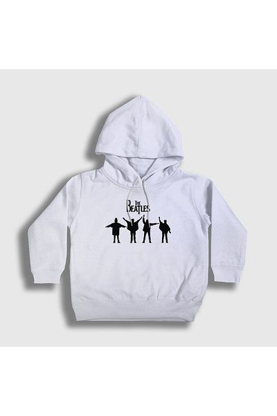 Presmono Hanorac cu glugă unisex pentru copii White Signals The Beatles 115307 tt