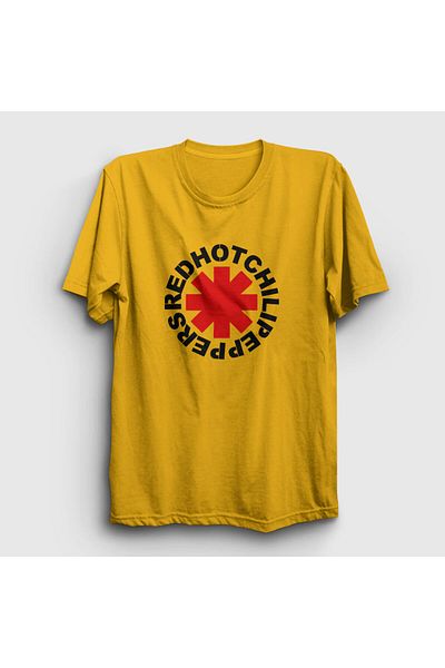 Presmono Унисекс тениска с жълто лого Red Hot Chili Peppers 107288tt