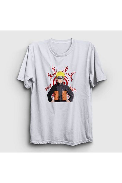 Presmono Μπλουζάκι Unisex White Fuinjutsu Anime Naruto 131900 ττ