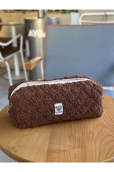 Batekso Καφέ Teddy Τσάντα Ταξιδίου για Μαλλιά Styler - Μέγεθος XL